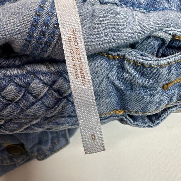 Free People High Waist Denim Skirt - Picture 6 of 7